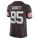 Men's Cleveland Browns Myles Garrett Nike Brown Vapor Limited Jersey