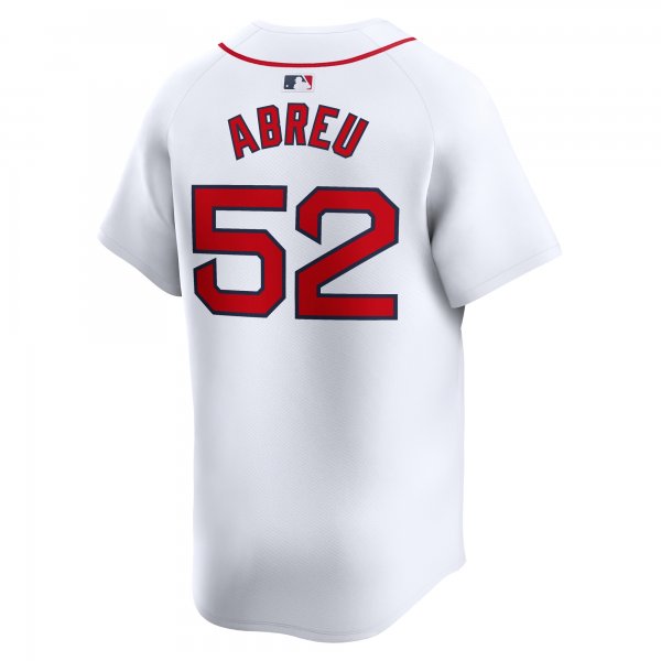 Men's Boston Red Sox Wilyer Abreu Nike White Home Limited Player Jersey