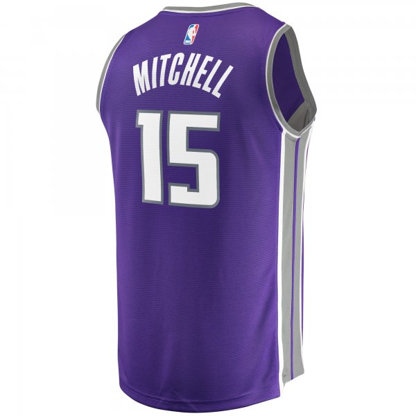 Youth Sacramento Kings Davion Mitchell Fanatics Purple Fast Break Player Jersey - Icon Edition