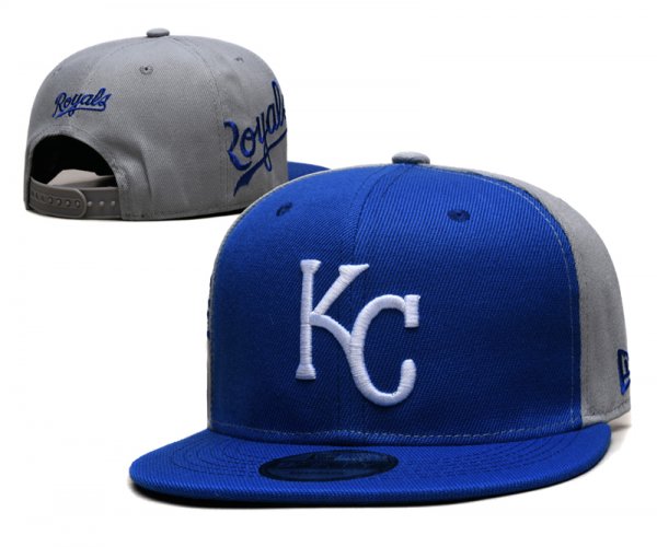 Kansas City Royals's gray and blue cap