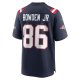 Men's New England Patriots Lynn Bowden Jr. Nike Navy Home Game Player Jersey