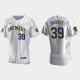 Men's Milwaukee Brewers #39 Corbin Burnes MLB White Flex Base Home Jersey