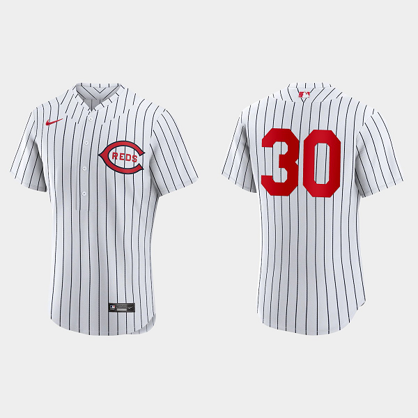 Men's Cincinnati Reds #30 Ken Griffey Jr 2022 Field of Dreams Flex Base Jersey - White