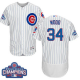 Chicago Cubs #34 Kerry Wood White Flexbase Collection 2016 World Series Champions Stitched MLB Jersey