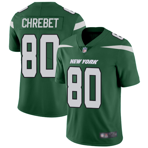 New York Jets #80 Wayne Chrebet Green Team Color Men's Stitched Nike NFL Vapor Untouchable Limited Jersey