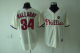 Philadelphia Phillies #34 Roy Halladay Stitched Cream MLB Jersey