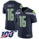 Seattle Seahawks #16 Tyler Lockett Steel Blue Team Color Men's Stitched NFL 100th Season Vapor Limited Jersey