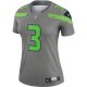 Women's Seattle Seahawks Russell Wilson Nike Gray Inverted Legend Jersey