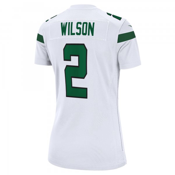 Women's New York Jets Zach Wilson Nike White Player Jersey