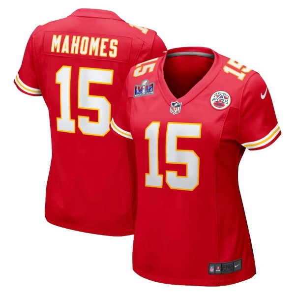 Women's Kansas City Chiefs #15 Patrick Mahomes Nike Red Super Bowl LVIII Limited Jersey