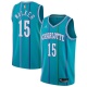 Men's Jordan Brand Charlotte Hornets #15 Kemba Walker Hardwood Classics Swingman NBA Jersey