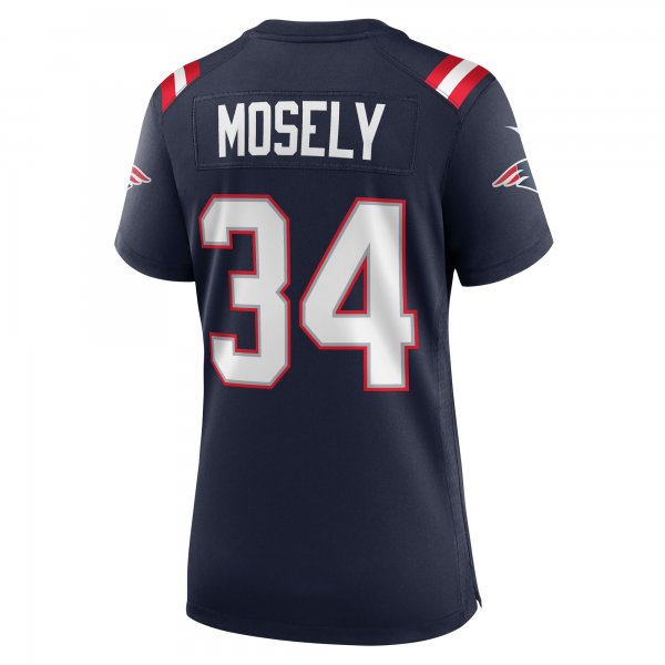 Women's New England Patriots Quandre Mosely Nike Navy Home Game Player Jersey