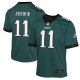 Youth Philadelphia Eagles A.J. Brown Nike Midnight Green Game Jersey