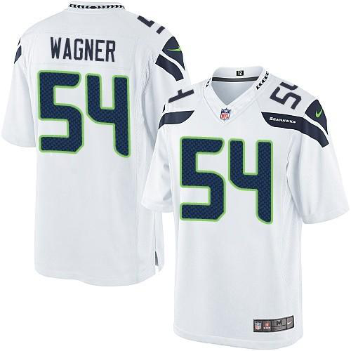 Nike Seattle Seahawks #54 Bobby Wagner White Men's Stitched NFL Limited Jersey