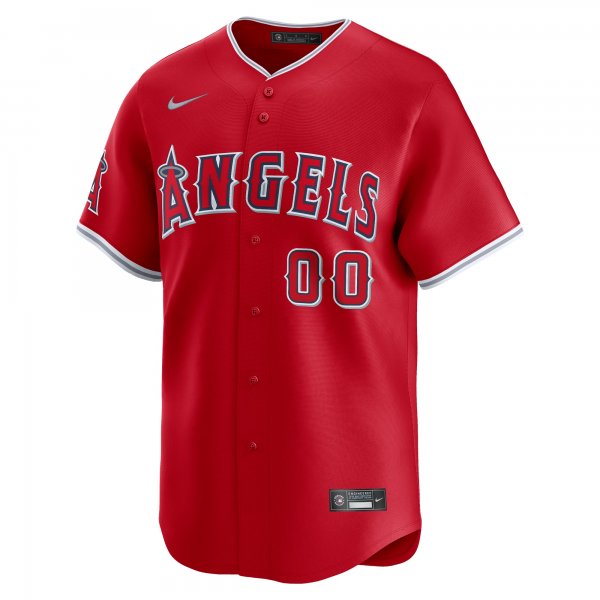 Men's Los Angeles Angels  Nike Red  Alternate Limited Custom Jersey