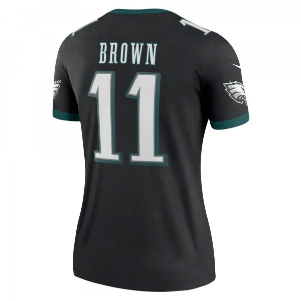 Women's Philadelphia Eagles A.J. Brown Nike Black Legend Jersey