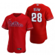 Philadelphia Phillies #28 Alec Bohm Red Alternate Jersey