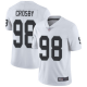 Nike NFL Las Vegas Raiders Men's #98 Maxx Crosby Limited White Home Vapor Untouchable Jersey