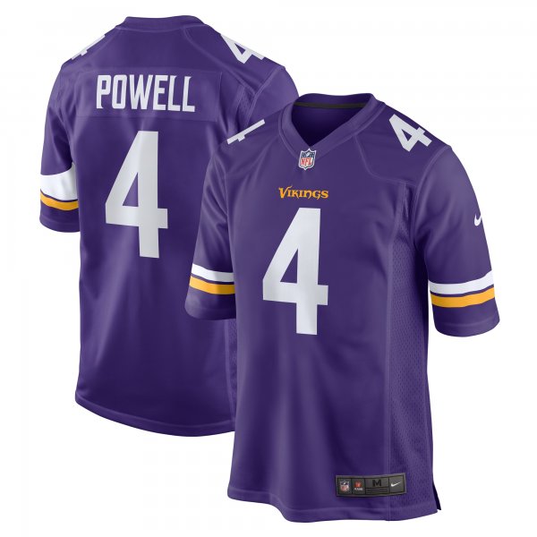 Men's Minnesota Vikings Brandon Powell Nike  Purple  Game Jersey