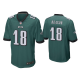 Men's #18 Jalen Reagor Philadelphia Eagles Green 2020 NFL Draft Game Jersey