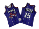 Men's Toronto Raptors #15 Vince Carter 1998-99 Purple Mitchell and Ness NBA Jersey