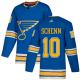 Adidas St. Louis Blues #10 Brayden Schenn Blue Alternate Stitched NHL Jersey