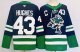 Men's #43 Jack Hughes Vancouver Canucks Dark Blue And Green City Edition Jersey