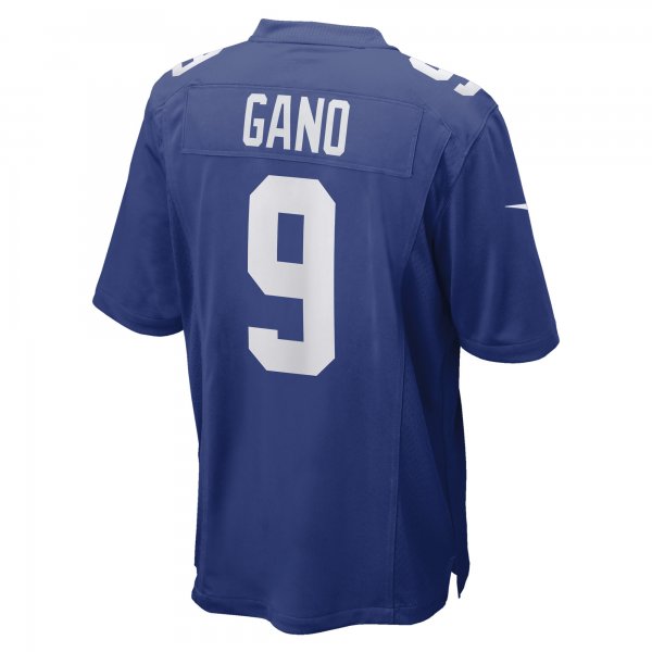 Men's New York Giants Graham Gano Nike Royal Team Game Player Jersey