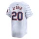 Youth New York Mets Pete Alonso Nike White Home Limited Player Jersey