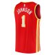 Men's Atlanta Hawks Jalen Johnson Fanatics Red Fast Break Replica Jersey - Icon Edition