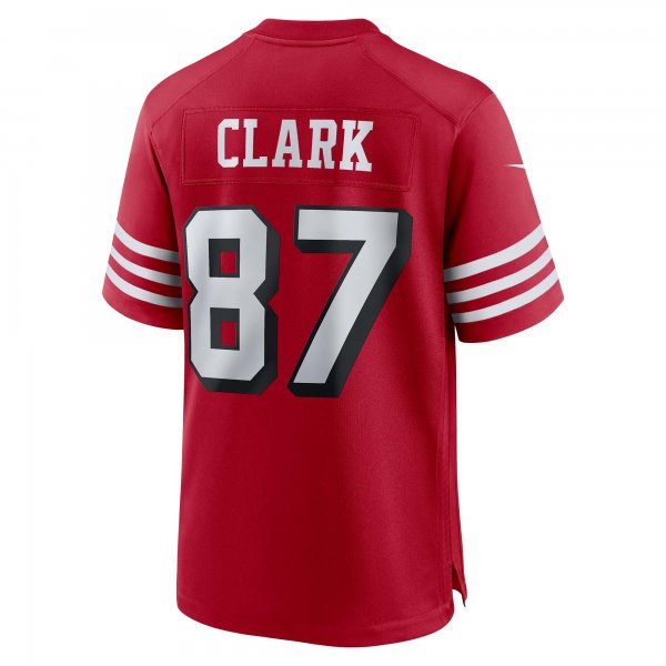 Men's San Francisco 49ers Dwight Clark Nike Scarlet Retired Alternate Game Jersey