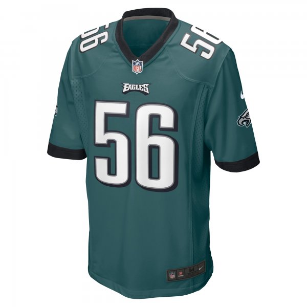 Men's Philadelphia Eagles Tyler Steen Nike Midnight Green Team Game Jersey