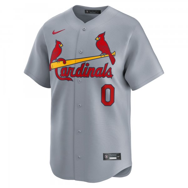 Men's St. Louis Cardinals Masyn Winn Nike Gray Away Limited Player Jersey