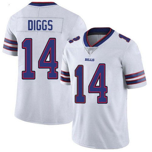 Men's Nike Buffalo Bills #14 Stefon Diggs White Stitched NFL Vapor Untouchable Limited NFL Jersey