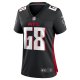 Women's Atlanta Falcons Kyle Hinton Nike  Black Team Game Jersey