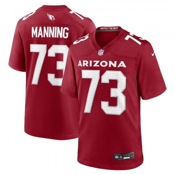 Men's Arizona Cardinals Ilm Manning Nike  Cardinal Team Game Jersey