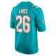 Men's Miami Dolphins Salvon Ahmed Nike Aqua Game Jersey