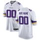 Men's Minnesota Vikings Nike White Custom Game Jersey