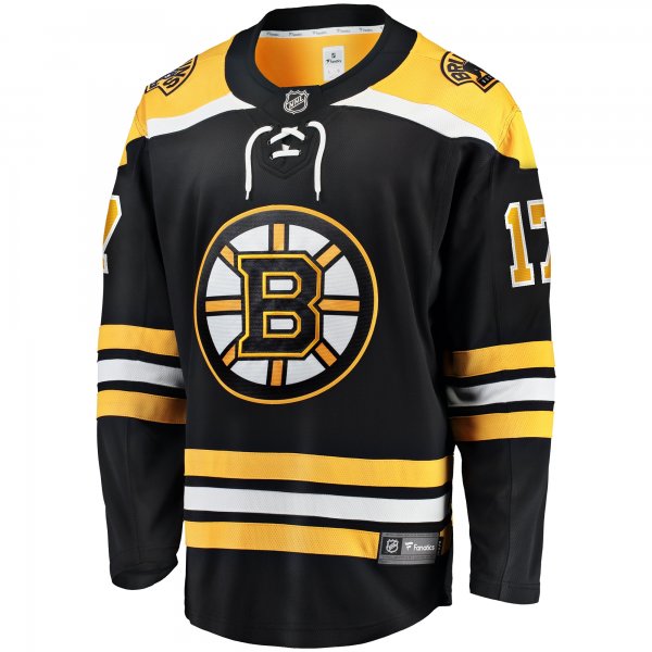 Men's Boston Bruins Milan Lucic Fanatics Black Home Breakaway Jersey