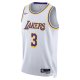 Unisex Los Angeles Lakers Anthony Davis Nike White Swingman Jersey - Association Edition