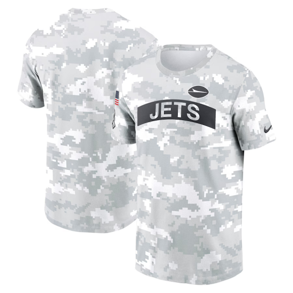 Men's Nike Arctic Camo New York Jets  2024 Salute To Service Performance T-Shirt