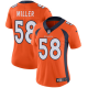 Nike Denver Broncos #58 Von Miller Orange Team Color Women's Stitched NFL Vapor Untouchable Limited Jersey