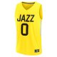 Youth Utah Jazz Taylor Hendricks Fanatics Yellow  Fast Break Replica Jersey - Icon Edition