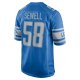 Men's Detroit Lions Penei Sewell Nike Blue Game Jersey