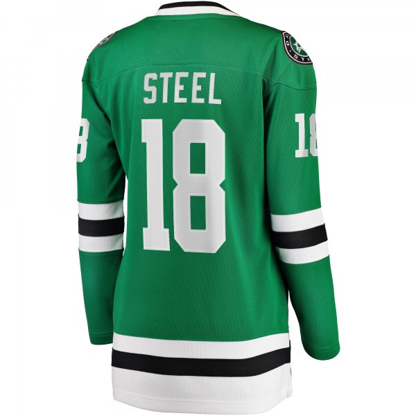 Women's Dallas Stars Sam Steel Fanatics Kelly Green Home Breakaway Player Jersey