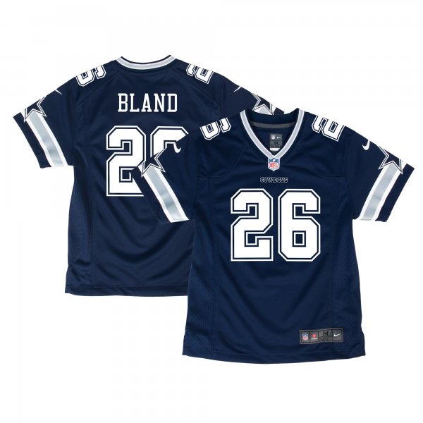 Youth Dallas Cowboys DaRon Bland Nike Navy Game Jersey