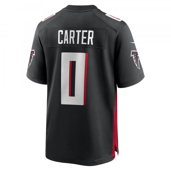 Men's Atlanta Falcons Lorenzo Carter Nike Black Game Player Jersey