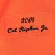 Men's Baltimore Orioles Cal Ripken Jr. Mitchell & Ness Orange 2001 Cooperstown Collection Throwback Jersey