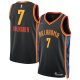 Chet Holmgren #7 Oklahoma City Thunder Nike Unisex 2024/25 Swingman City Edition Black Player Jersey