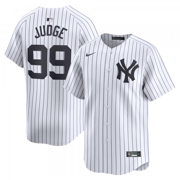 Men's New York Yankees Aaron Judge Nike White Home Limited Player Jersey